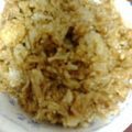 kazukyua's cooksnap of when they made 子供ウケ抜群♥焼きそば！？おにぎり☆.
