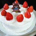 ゆうびっちママ's cooksnap of when they made デコレーションケーキ（バースデーケーキ）.