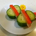 ミラクルぷっちょ's cooksnap of when they made お弁当に☆きゅうりとカニかまピック❀.
