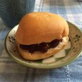 亜久里's cooksnap of when they made 和風パン♡ あんこ&きなこロールサンド.