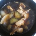 夏女旅娘's cooksnap of when they made なすと豚肉のあったかつけうどん.