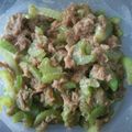 miokawa's cooksnap of when they made 簡単一品！セロリとツナの甘味噌炒め.