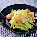 Dellaたん's cooksnap of when they made キャベツとハムのカレー炒め.