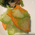 rengyoku's cooksnap of when they made 簡単！はやとうりと柿の酢の物.