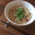 kamemio's cooksnap of when they made パクチーごまだれうどん.