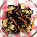 きょろまく's cooksnap of when they made 定番の高野豆腐とひじきの煮物.