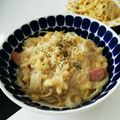 akilondon's cooksnap of when they made サツマイモのクリームパスタ.