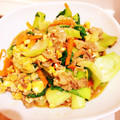 櫻椿楓's cooksnap of when they made 青梗菜と卵と豚肉の旨煮.