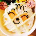 みゆたかあん's cooksnap of when they made 幼稚園のお弁当☆メロンパンナちゃん☆.