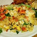 もんすけまま's cooksnap of when they made 包丁不要！簡単☆鮭レタスチャーハン.