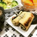 sugi18sugi's cooksnap of when they made 油揚げのハムしそチーズ巻き.