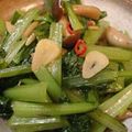 Hinano_tia's cooksnap of when they made 小松菜のニンニク・オイスターソース炒め.