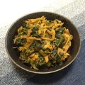 nocochi's cooksnap of when they made 辛ごま味噌の切り干し大根ほうれん草.