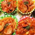 ちぃ0715's cooksnap of when they made 朝食お弁当に☆魚肉ソーセージのケチャ炒め.