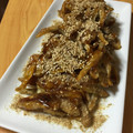＋SUN3's cooksnap of when they made 素揚げごぼうの★甘酢あんかけ.