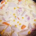 ピロＱ's cooksnap of when they made かぶの具だくさん＊コーンスープ＊.