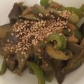 alohapine's cooksnap of when they made 母の味＊美味しい茄子とピーマンの味噌炒め.