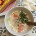 サハラ砂漠's cooksnap of when they made 白菜のミルクスープ.
