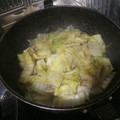 はじ丸△'s cooksnap of when they made 削ぎ切りで白菜と豚の重ね蒸し.