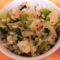 ママさぉ's cooksnap of when they made ♡鮭と小松菜の春色ごはん♡.