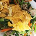 ikuzone's cooksnap of when they made ☆小松菜、豚肉、卵の炒め物☆.