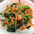 そらおのえくぼ's cooksnap of when they made ほうれん草とツナのハニーマスタード和え.