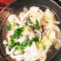石☆雅☆'s cooksnap of when they made 白菜たっぷり☆肉うどん♬.