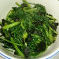 mochipee's cooksnap of when they made 春菊の海苔炒め.