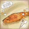 つぐみ2117's cooksnap of when they made 手抜き！鮭のガーリックバジル焼き.