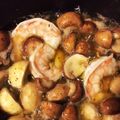 瑛佑弥's cooksnap of when they made 簡単！エビとマッシュルームのアヒージョ.