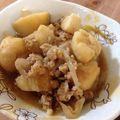 yumayumama's cooksnap of when they made 簡単☆里芋のひき肉甘辛煮.