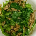 よこりょ☆'s cooksnap of when they made 豚肉と小松菜の生姜炒め.