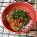 よちりん's cooksnap of when they made シャキシャキ☆さしみの漬け丼♪.