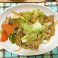 メイジももんじゃ's cooksnap of when they made 野菜炒め☆醤油とバターがキャベツに合う〜.