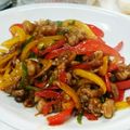 smallbirds's cooksnap of when they made 青椒肉絲.