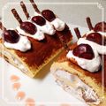 ❤️亜紀❤️'s cooksnap of when they made 栗の渋皮煮 ロールケーキ.