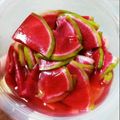 さちゆみひかり's cooksnap of when they made ◎赤い！うまい！紅心大根の甘酢漬け◎.