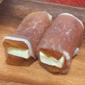 エターニア's cooksnap of when they made 柿とクリームチーズの生ハム巻き.