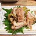 m_k_'s cooksnap of when they made 鶏肉と白ネギの明太子炒め　♪.