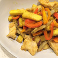 Qookoocoo's cooksnap of when they made 鶏肉とさつまいものオイスター炒め.
