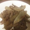 Kmam09's cooksnap of when they made ゴボウの牛肉焦がし煮.