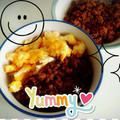 つよまり's cooksnap of when they made しっとり鶏そぼろご飯.