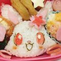 aimama035's cooksnap of when they made ジュエルペットのルビー❤のキャラ弁♪♪.