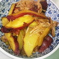 ぴなと's cooksnap of when they made 〜薩摩芋ときのこの簡単甘辛炒め〜.