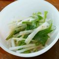 ぴょん吉Cafe's cooksnap of when they made 大根と水菜のマヨポンサラダ.