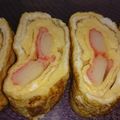 アスカチャチャ's cooksnap of when they made カニカマ入り 卵焼き.