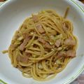 ふちこさんさん's cooksnap of when they made ベーコンとたまねぎの和風醤油パスタ.