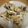 こまたんこまたん's cooksnap of when they made オーブンで♪ズッキーニとえびのかき揚げ.
