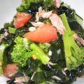 くず餅と栗's cooksnap of when they made 簡単！ブロッコリーとワカメのツナぽん和え.