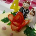 はわいあんトマト's cooksnap of when they made 苺でバラのデコレーション.